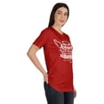 thumbnail image 2 of Inkmeso WoMen's Not All Angel Have Wings Some Have Stethoscopes Nurse T-shirt, 2 of 8