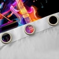 thumbnail image 4 of Feelyou Guitar Piano Curtains Pack of 2 (42x84 Each), Musical Note Music Curtains Blackout, 4 of 6