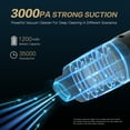thumbnail image 4 of Wireless Handheld Car Vacuum Cleaner  Portable 2 in 1 Blowing & Suction Cleaner for Pet Hair & Debris  3KPa Strong Suction & Vacuum Function  Type-C Rechargeable Dust Buster for Car & Hom, 4 of 9