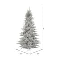 thumbnail image 2 of Vickerman K166830 Sapin avec 234 Pointes en PVC Comprend un Support en Plastique, 3 Pieds x 25 Pouces, Argent, 2 of 2