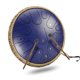 thumbnail image 1 of Kit de tambor de lengüeta de acero de 15 tonos, tono D, etéreo, sin preocupaciones, instrumento de percusión manual, azul, 14 pulgadas, con accesorios completos, 1 of 8