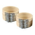 thumbnail image 4 of jifeng bamboo Embroidery Hoops bulk set Adjustable 3 inch, 4 of 7