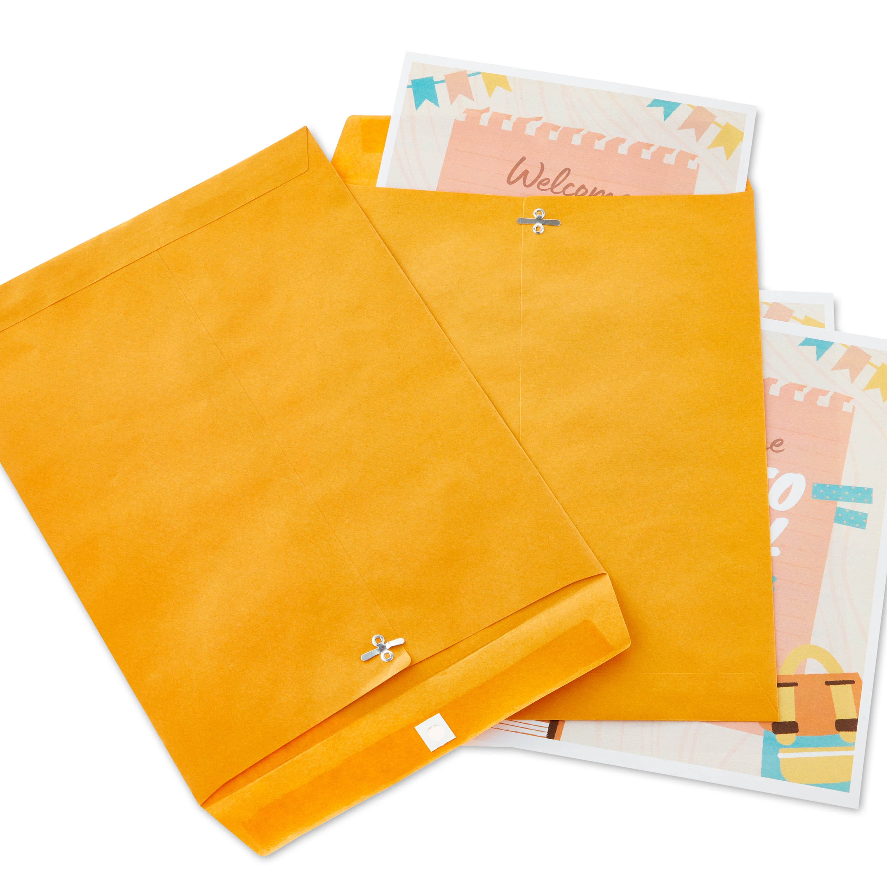 Pen+Gear Kraft Clasp Envelopes, 10 in x 13 in, 6 Count