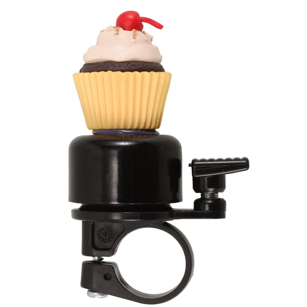 Timbre de bicicleta con sonido de cupcake, bocina de bicicleta, timbre de bicicleta, timbre de bicicleta de montaña para scooter, accesorios de bicicleta de montaña