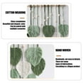thumbnail image 3 of Macrame Wall Hanging Leaves - Large Chic Feather Wall Hanging Boho Wall Decor -Green, 3 of 5