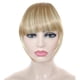 thumbnail image 1 of Pelucas con flequillo para mujer, peluca ondulada suelta, trenza, diadema, flequillo sintético, extensiones de cabello con flequillo térmico para mujer, un solo cepillo, 1 of 2