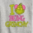 thumbnail image 3 of The Grinch - I Love Being Grinchy - Toddler & Youth Crewneck Fleece Sweatshirt, 3 of 5