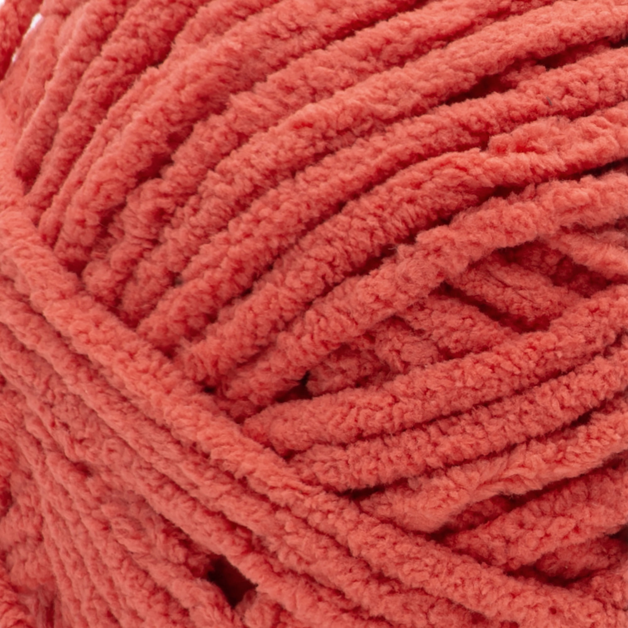 Bernat® Blanket™ #6 Super Bulky Polyester Yarn, Weathered Red 10.5oz/300g 220 Yards (2Pk)