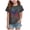 Grey, variant on YDFCWXW Girls 4th of July Shirt USA T-Shirt American Flag Shirt 250 Years of Freedom Short-Sleeved Top (Yellow, 1-2 Years)