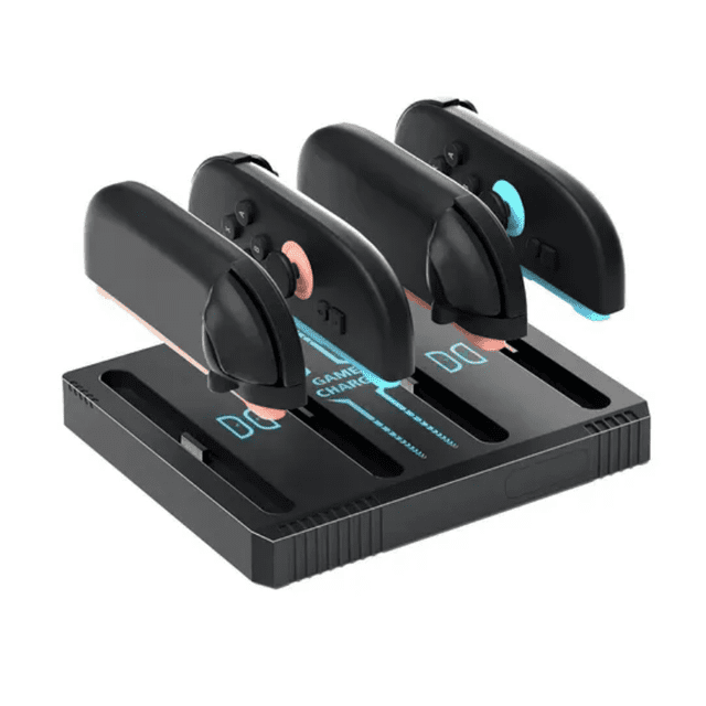 Base Cargador Para Control nintendo color negro