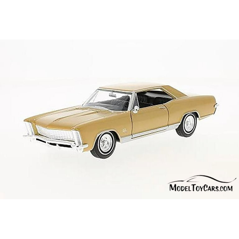 1965 Buick Riviera Grand Sport Hardtop, Gold - Welly 24072WG - 1