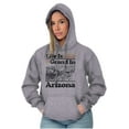thumbnail image 4 of Arizona AZ Vintage Grand Canyon State Unisex Plus Fleece Graphic Hoodie Brisco Brands 3X, 4 of 5