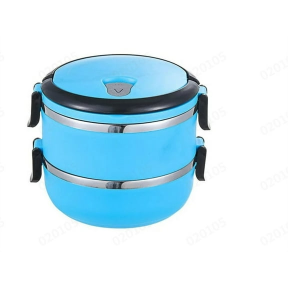 Ikeay Layer Insulated Lunch Box, Arched Handle Lunch Box Lunch Container Food Containers Insulation Stainless Steel Containers, Lunch Box
