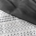 thumbnail image 3 of Home Collection Premium Ultra Soft Etched Gate Pattern 3 Piece Reversible Duvet Cover Set, 3 of 6