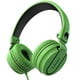 thumbnail image 1 of Audífonos 950 por Rockpapa - Micrófono infantil, Escuela, Computadora, On-Ear, Cableado y Plegables, Negro-Verde, 1 of 3