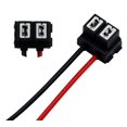 thumbnail image 1 of H7 Car Bulb Headlight Socket H7 Car Headlight Socket Ceramic Socket Bulb Connector H7 Female Adapter for H7 Bulb Px26d Angled Angled L&P B557-1, 1 of 2