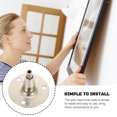 thumbnail image 4 of 10Pcs Zinc Alloy Hanging Wire Rope Code for Home Indoor Display Silver 4.00X4.00X3.20cm, 4 of 8