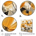 thumbnail image 3 of Designart "Marigold Blossom Burst A Yellow Delight III" Floral Framed Wall Art - Yellow Marigold Bedroom Framed Canvas Wall Art, 3 of 6