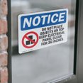thumbnail image 4 of (2 Pack) Do Not Place Objects On Top Sign, 4 of 7