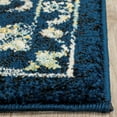 thumbnail image 3 of SAFAVIEH Evoke Rado Floral Medallion Area Rug, Navy/Ivory, 5'1" x 7'6", 3 of 5