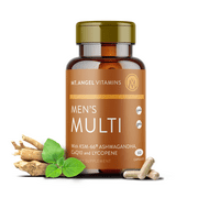 Mt. Angel Vitamins Men's Multivitamin for Men 50+ - Embrace the Golden Years with Vigor and Vitality | 60 Capsules