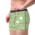 thumbnail image 2 of Sikiie Cute Frog2 Print Men's Boxer Briefs, Elastic Waistband Boxer Briefs Leggings-Small, 2 of 5