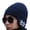 Navy blue-only hat, variant on Unisex Warm Hat Neck Gaiter Warm Trapper Hat for Skiing Skateboarding Thick Windproof Ushanka Hat for Cold Weather