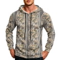 thumbnail image 3 of GrmtClth Men Realtree Camouflage Knit Hoodie Male Loungewear Drawstring Adjustable Hood Kangaroo Pocket Long Sleeve Pullover Spring Daily Leisure Street Top, 3 of 8