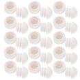 thumbnail image 6 of Raindrops Chair Leg Caps Furniture Floor Protectors White Plastic 100Pcs, 6 of 8