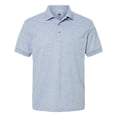 thumbnail image 5 of Gildan Men's Jersey Polo T-Shirt, Sport Grey Size-4XL, Adult Short Sleeve Polo Shirt | Pack-1, S-5XL, 5 of 5