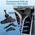 thumbnail image 3 of Soporte de teléfono Kaishengyuan con ventilación magnética para Ford F-150 2015-20, 3 of 7