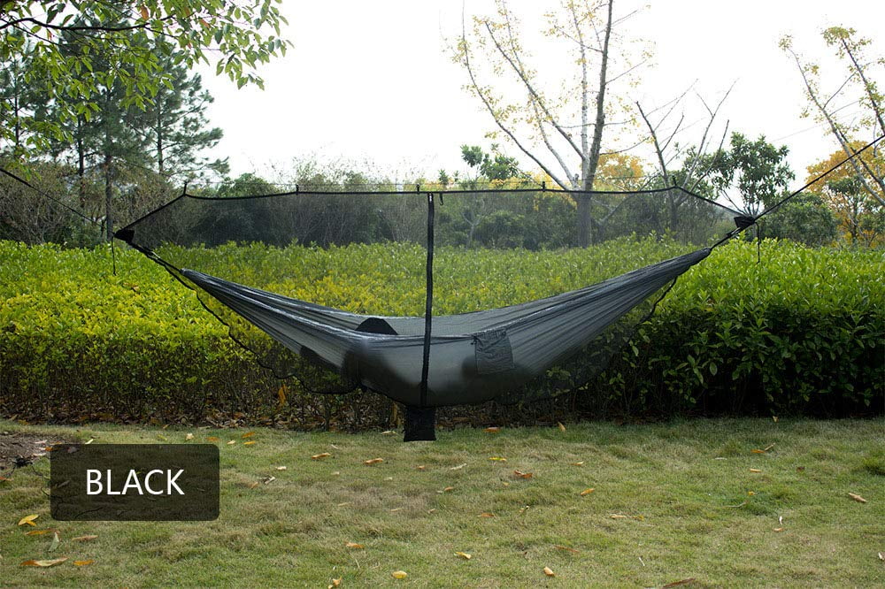 Hammock Mosquito Net Fits All Camping Hammocks. Compact, Lightweight