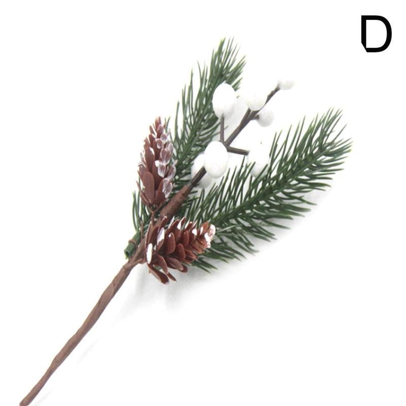 Details about   10PCS Xmas Artificial Pine Branches Fake Pine Needles DIY Party Christmas Decor 