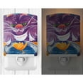 thumbnail image 2 of Caroline's Treasures 6004CNL Purple Cat Birdie Dear Ceramic Night Light, 6x4x3", multicolor, 2 of 2