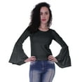 thumbnail image 1 of Moomaya T-Shirt à Manches Longues pour Femmes, Col Rond, Coupe Décontractée, Été, 1 of 6