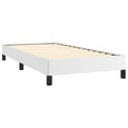 thumbnail image 3 of vidaXL Bed Frame White 100x203 cm Twin XL Faux Leather, 3 of 7