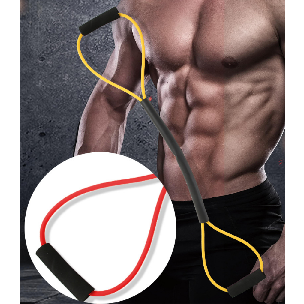 Boxing Resistance Band, Boxing Band for Boxing Kickboxing Gym Workout Home Training with Varied Resistance Levels 35LB Black + Belt