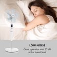 thumbnail image 4 of Klarstein Silent Storm 12 Speed Adjustable Oscillating Pedestal Fan, White, 4 of 7