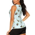 thumbnail image 3 of Fotbe Duck Animals Farm Blusas Sin Mangas para Mujer – Estilo Casual, Corte Suelto, Slim-Fit, Cuello Redondo Deportivo, Tops de Verano para Gimnasio y Yoga-XX-Large, 3 of 7