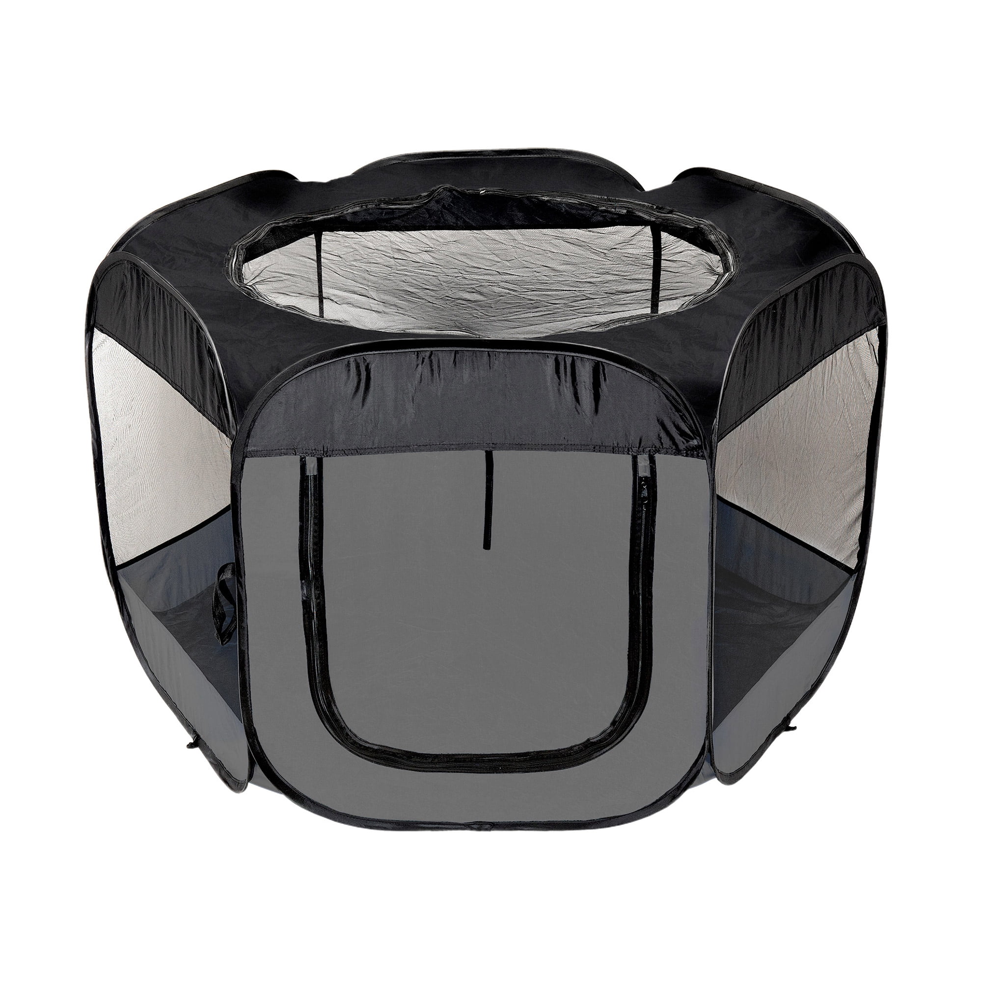 FurHaven Pet Products Mesh Open-Air Pet Playpen - Gray, Extra Large