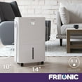 thumbnail image 5 of Freonic Energy Star 35-Pint 3,000 sq.ft. Portable Dehumidifier in White,FHCD351AWG, 5 of 12