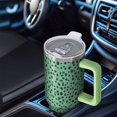thumbnail image 6 of Leopard Print 40oz Tumbler– Stainless Steel Insulated Tumbler with Handle and Straw, Large Capacity Travel Cup for Hot & Cold Drinks, 6 of 6