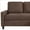 Brown, variant on Sobaniilo Sectional Sofa Free Combination Sectional Couch Small L-Shaped Linen Fabric Sofa for Living Room(Dark Gray)