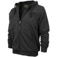 thumbnail image 1 of Nathan Men's Quilted Sherpa Fleece Zip Up Hoodie Jacket HR1222 (Charcoal, M), 1 of 2