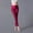 Wine, variant on BKQCNKM Leggings For Women Yoga Pants Women Glossy Casual High Waisted Elastic Yoga Pants For Women Wearing Slim Fitting 9 Point Candy Colored Leggings Sweatpants Women A One Size
