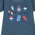 thumbnail image 3 of Instant Message - Fourth Of July Desserts - Toddler & Youth Girls Fleece Dress, 3 of 6