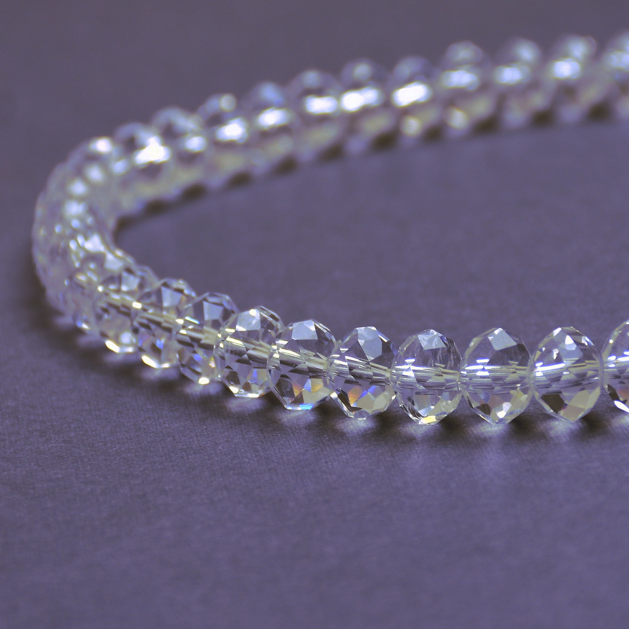 clear white 10 mm 8 option for 6 faceted rondelle glass crystal beads 