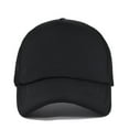 thumbnail image 4 of FUNUONY Trucker Hat Baseball Cap Snapback Fitted Hats for Men Women Snap Closure Design Breathable Mesh Side Durable Sponge Color Matching Simple Casual Peaked Cap Travel Holiday Sports Cap Black, 4 of 9