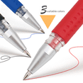 thumbnail image 2 of Bolígrafo de 0,5 mm, color negro y rojo, material para estudiantes, firma de oficina, bolígrafo de carbono, 2 of 4