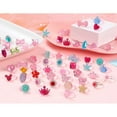 thumbnail image 3 of 36PCS Kids Jewel Rings Set Creative Acrylic Pretend Ring Dress up Ring with Case, 3 of 10
